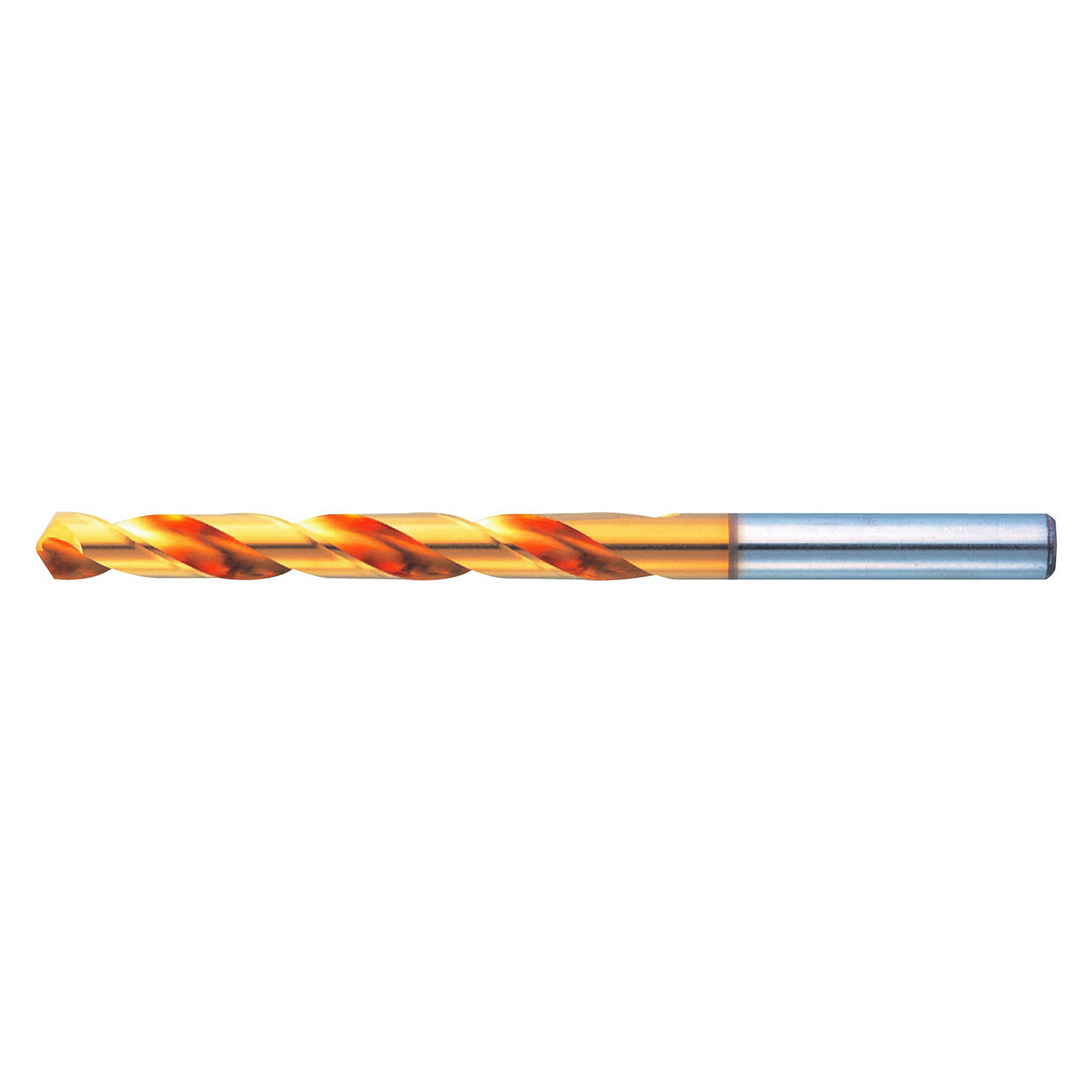 Nachi 0167089 | 8.40mm Diameter x 8.40mm Shank x 117.00mm OAL 2 Flute Tin Coated High Speed Steel Jobber Length Drill Bit