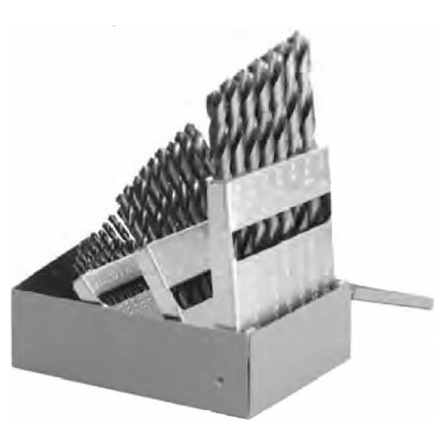 Nachi 3599021 | 1/16-3/8" Diameter x 118 Degree Angle 2 Flute BLACK OXIDE Coated HSS Fractional Drill Bit Set