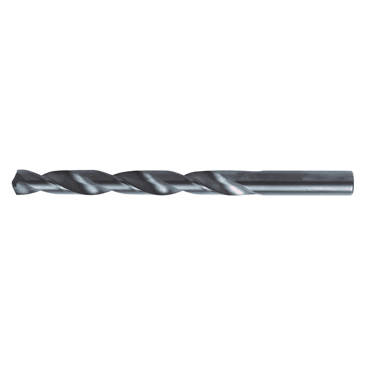 Nachi 1060664 | 19/64" Diameter x 19/64" Shank x 4-3/8" OAL 2 Flute Black Oxide Coated High Speed Cobalt Steel Taper Length Drill Bit