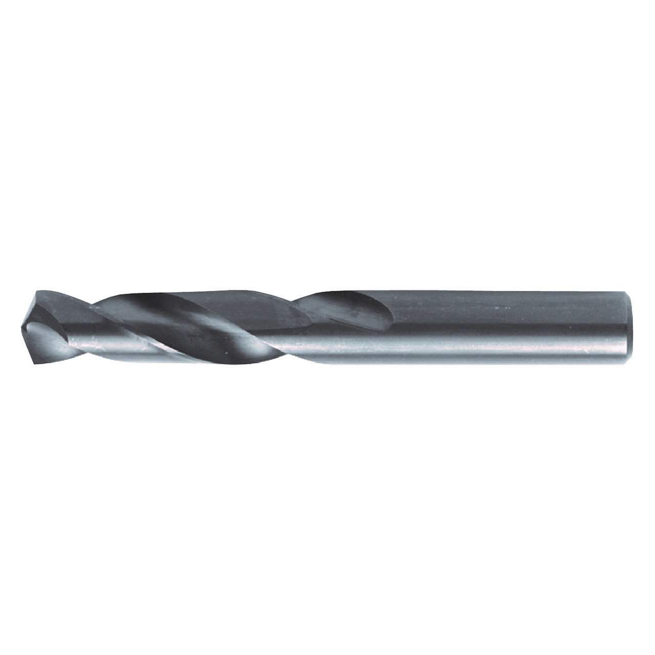 Nachi 1081140 | 0.323" Diameter x P Shank Size x 2-15/16" OAL 2 Flute Black Oxide Coated High Speed Cobalt Steel Screw Machine Length Drill Bit