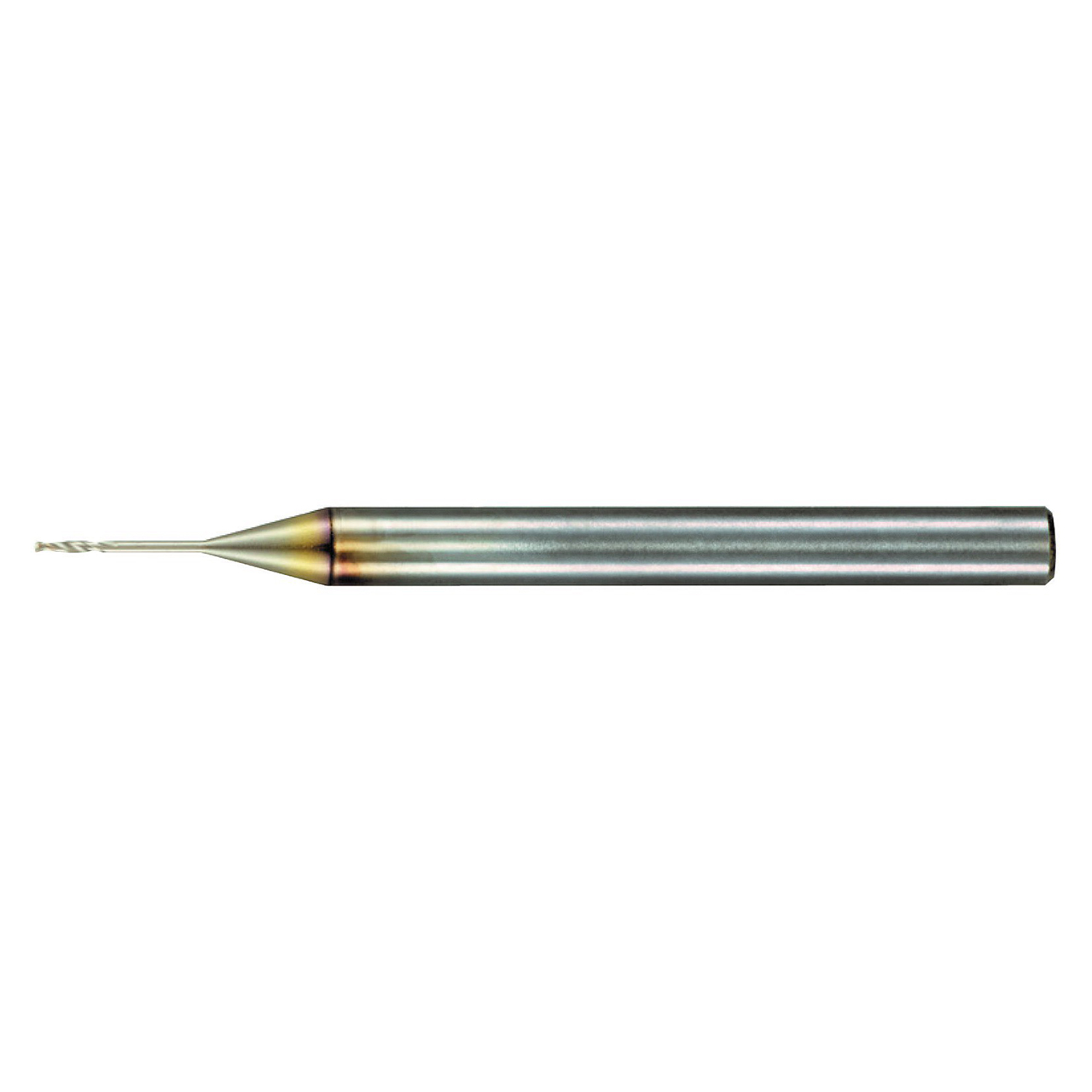 Nachi 0694949 | 2.36mm Diameter x 3.00mm Shank x 45.00mm OAL 2 Flute Tin+TiCN Coated Powdered Metal HSCO Steel Jobber Length Drill Bit