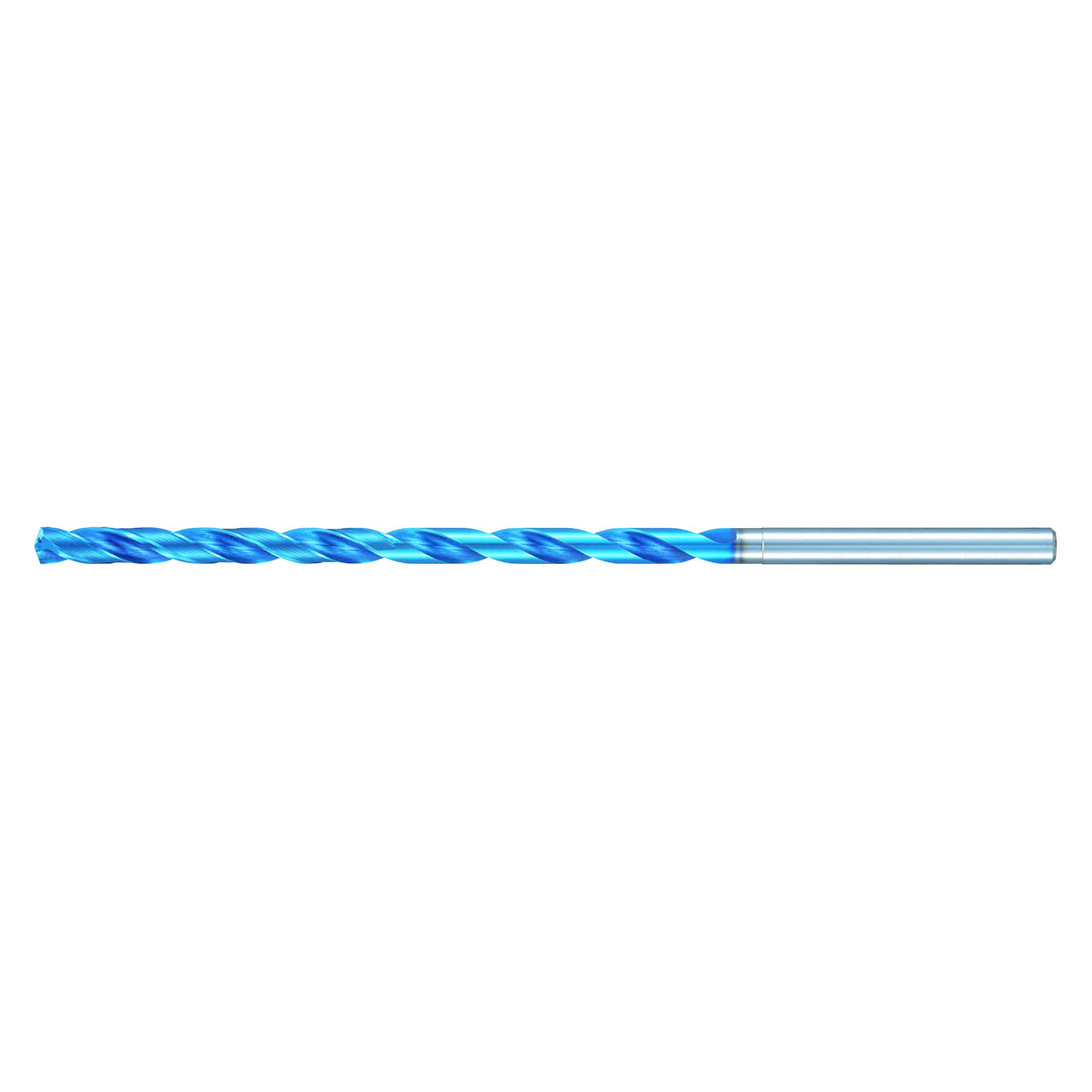 Nachi 1519246 | 5/16" Diameter x 8.00mm Shank x 194.00mm OAL 2 Flute Aqua EX Coated Carbide Extra Long Drill Bit