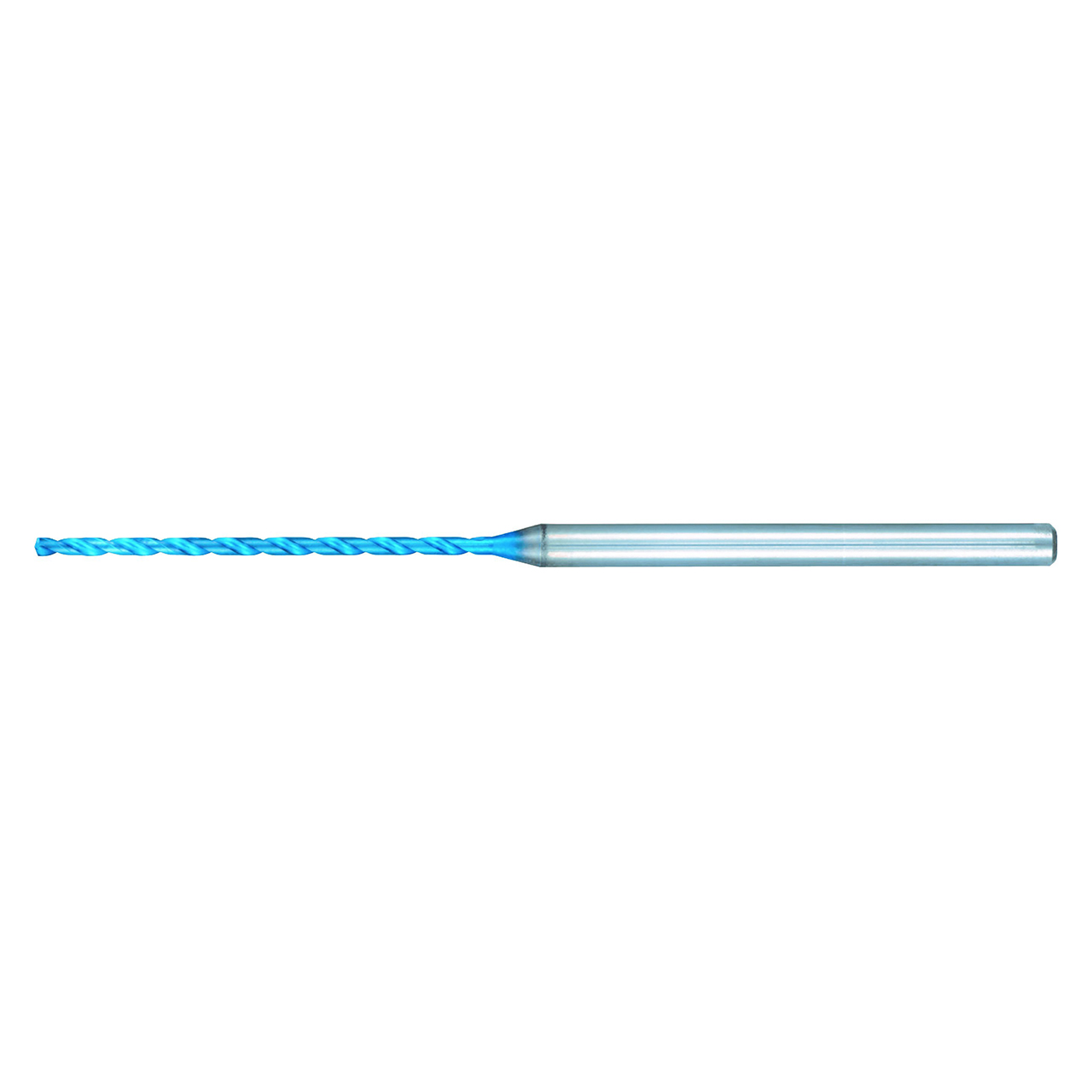 Nachi 0731481 | 6.30mm Diameter x 7.00mm Shank x 200.00mm OAL 2 Flute Aqua EX Coated Carbide Extra Long Drill Bit
