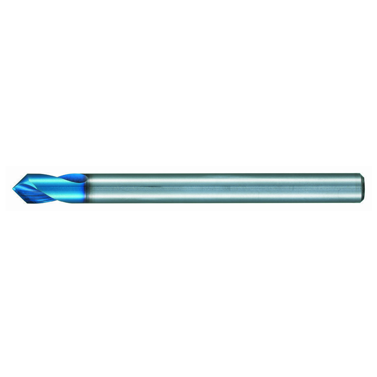 Nachi 0727435 | 20.00mm Diameter x 20.00mm Shank x 131.00mm OAL 2 Flute Aqua EX Coated Carbide Spot Drill Bit