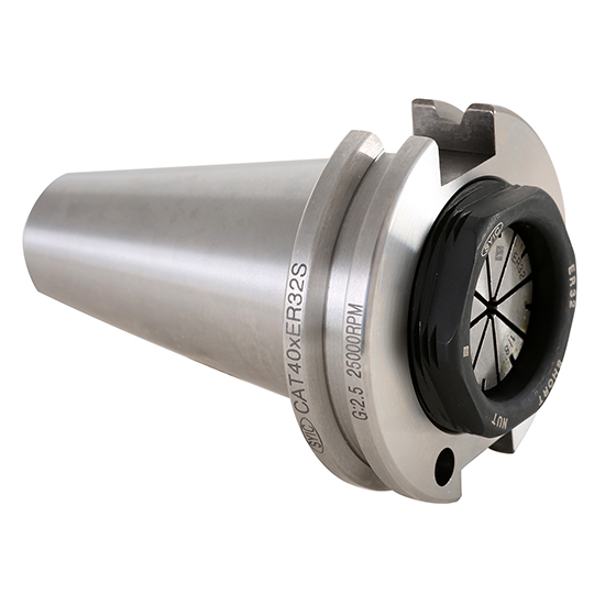 Techniks 22311S | CAT50 Taper x 2.750" Diameter x 3.875" Shank x 1.100" Projection Length ER32 SuperRIGID Nut Holder