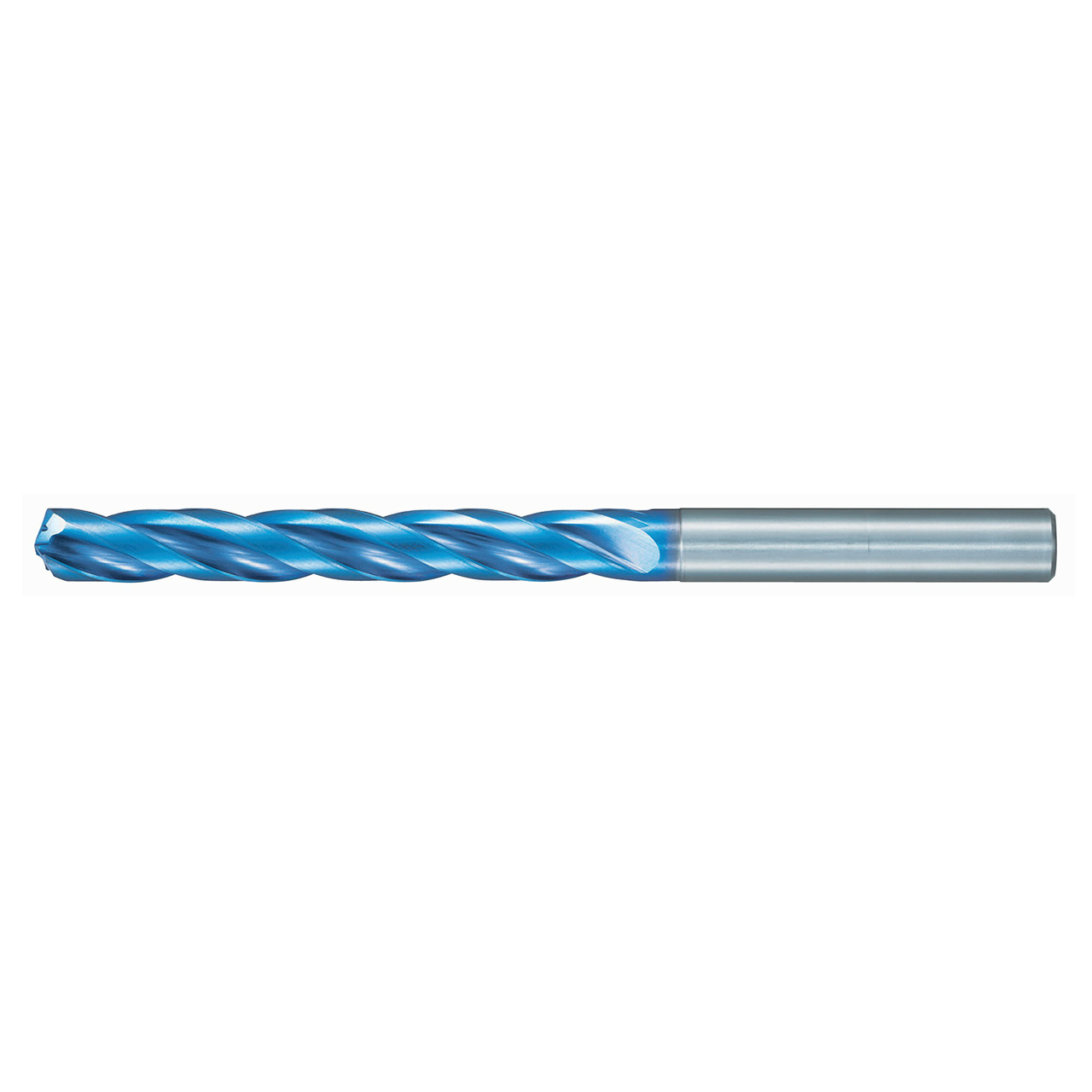 Nachi 0729370 | 7.30mm Diameter x 8.00mm Shank x 118.00mm OAL 3 Flute Aqua EX Coated Solid Carbide Flute Drill Bit