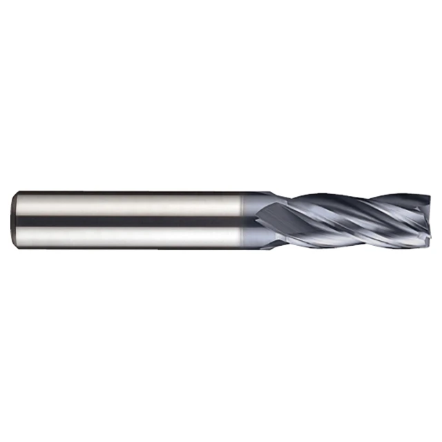 YG1 GMF25008 | 1/8" Diameter x 1/4" Shank x 5/16" LOC x 2" OAL 4 Flute Y-Coated Carbide GMF25 Square End Mill