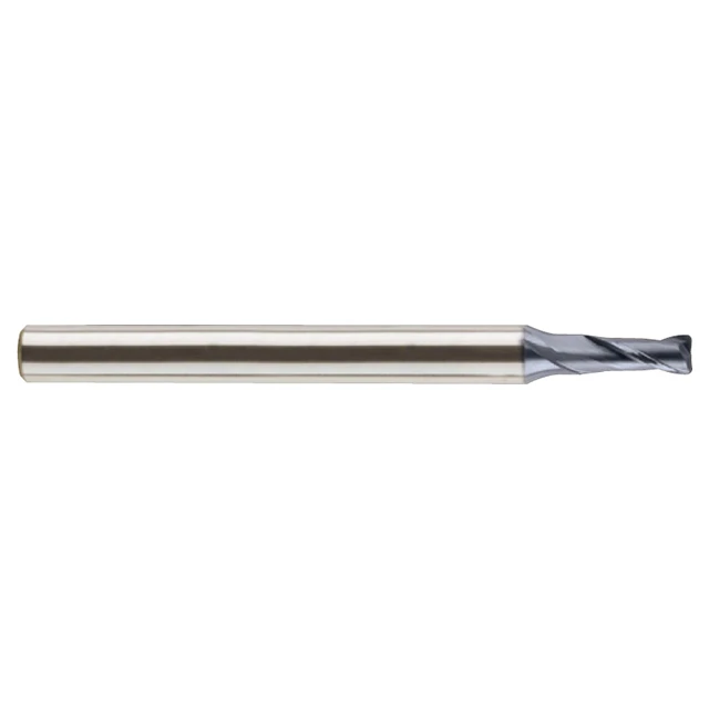 YG1 SEMD9905502 | 5.50mm Diameter x 6.00mm Shank x 13.00mm LOC x 90.00mm OAL x 0.20mm Radius x 30 Degree Helix Angle 2 Flute Y-Coated Carbide SEMD99 Corner Radius End Mill