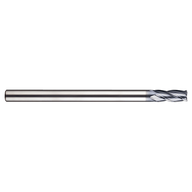 YG1 SEME0116015 | 0.6299" Diameter x 0.6299" Shank x 1.2598" LOC x 5.9055" OAL x 0.0591" Radius 4 Flute AlCrN Coated Carbide Corner Radius End Mill