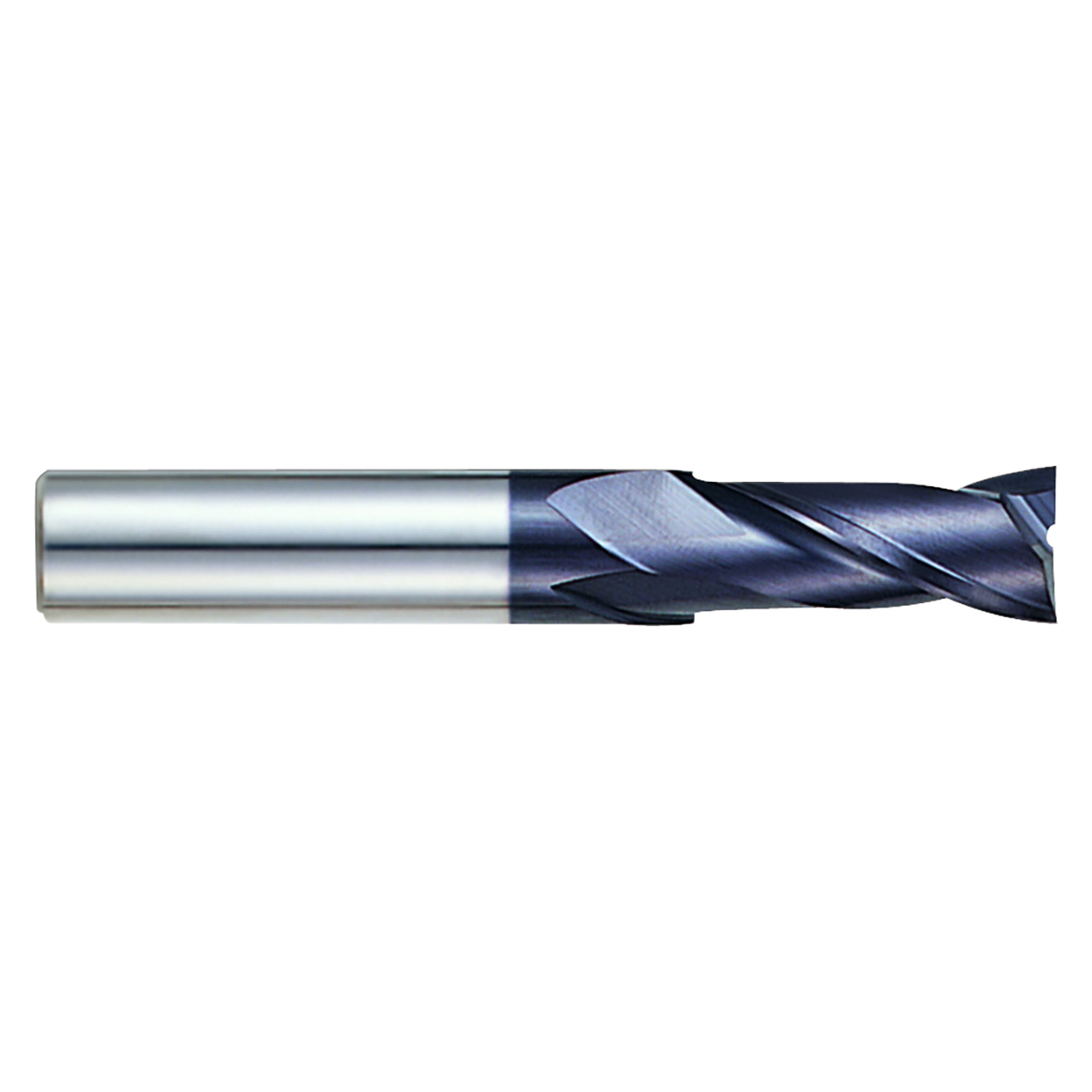 YG1 EM810100 | 0.3900" Diameter x 0.3937" Shank x 0.8661" LOC x 2.7559" OAL 2 Flute ALTiN Coated Carbide Square End Mill