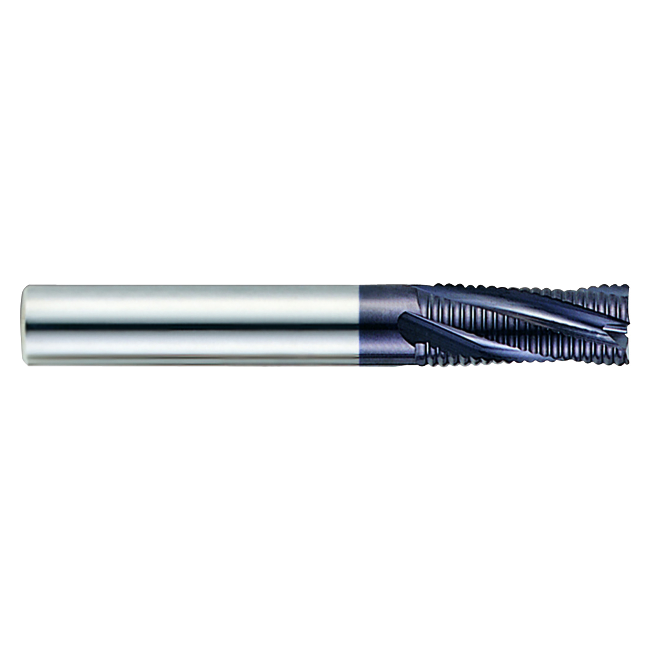 YG1 EM814200 | 0.7900" Diameter x 0.7874" Shank x 1.4961" LOC x 4.0945" OAL 4 Flute ALTiN Coated Carbide Roughing End Mill