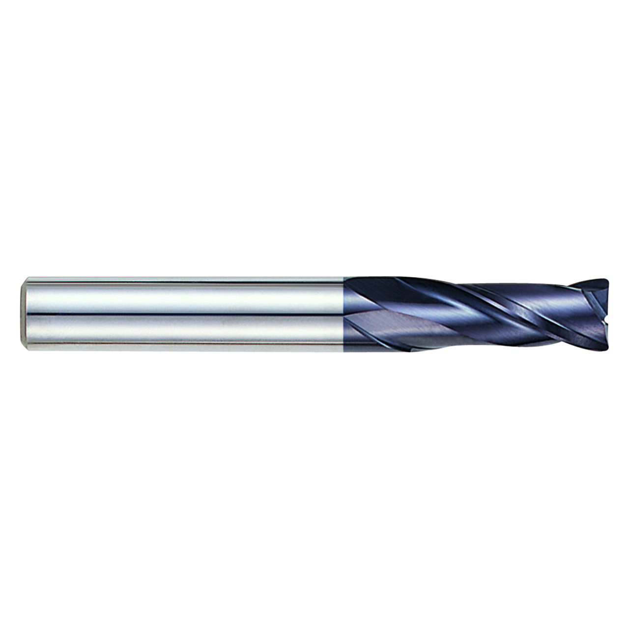 YG1 EM818030 | 0.1200" Diameter x 0.2362" Shank x 0.4724" LOC x 1.9685" OAL x 0.0118" Radius 2 Flute ALTiN Coated Carbide Corner Radius End Mill