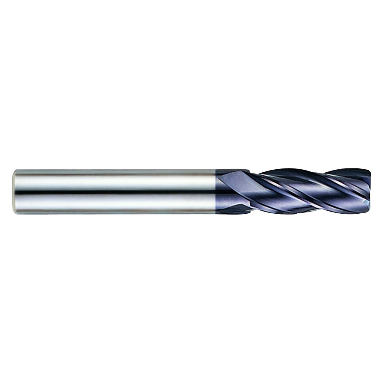 YG1 EM819160 | 0.6300" Diameter x 0.6299" Shank x 1.9685" LOC x 4.3307" OAL x 0.0197" Radius 4 Flute ALTiN Coated Carbide Corner Radius End Mill
