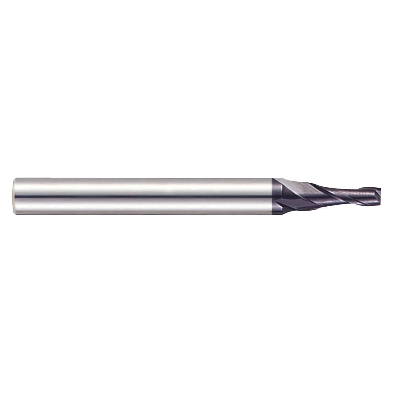 YG1 EM837902 | 2.00mm Diameter x 4.00mm Shank x 6.00mm LOC x 45.00mm OAL x 30 Degree Helix Angle 2 Flute ALTiN Coated Carbide Tapered End Mill