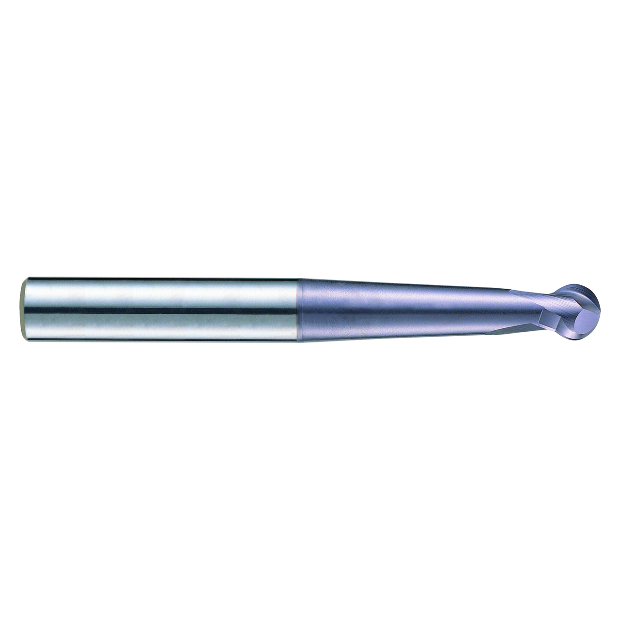 YG1 EM863060 | 0.2400" Diameter x 0.2362" Shank x 0.1929" LOC x 3.9370" OAL 2 Flute ALTiN Coated Carbide Ball End Mill