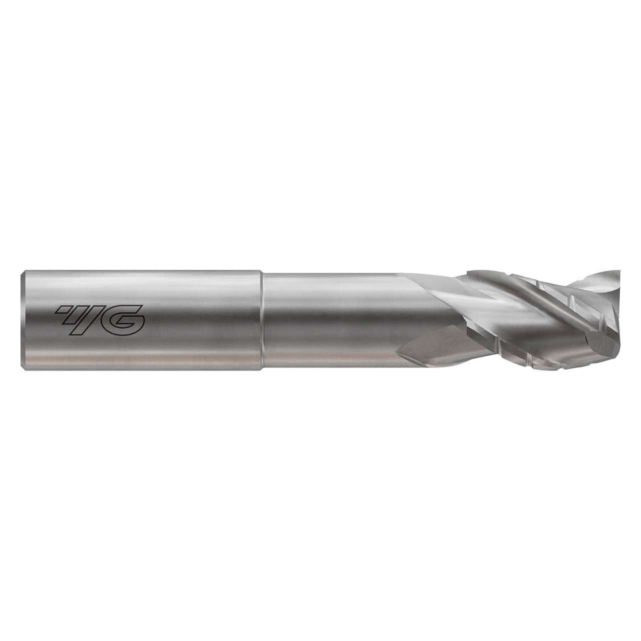 YG1 E5I37032 | 0.5000" Diameter x 0.5000" Shank x 0.6250" LOC x 3.0000" OAL 3 Flute Bright Coated Carbide Roughing End Mill