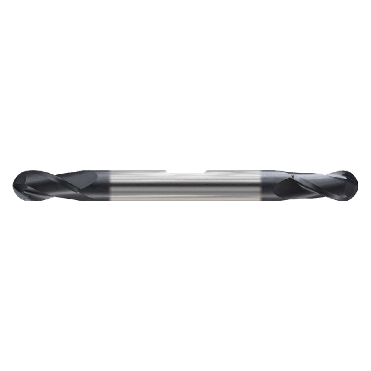 YG1 E5I05027 | 27/64" Diameter x 7/16" Shank x 1" LOC x 2-3/4" OAL x 0.211" Radius x 30 Degree Helix Angle 4 Flute Bright Coated Carbide E5I05 Ball End Mill