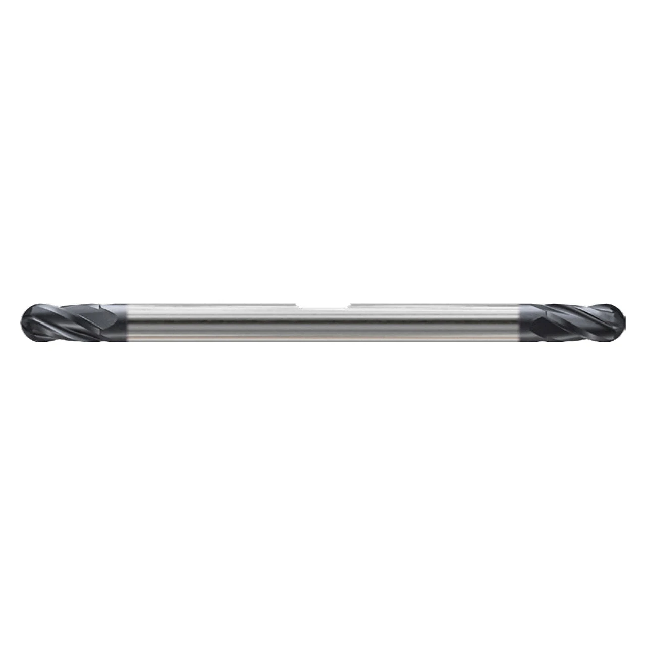 YG1 G9I06028N | 7/16" Diameter x 1/2" Shank x 7/8" LOC x 4" OAL x 7/32" Radius x 30 Degree Helix Angle 4 Flute X-Coated Carbide G9I06 Double Ended Ball End Mill