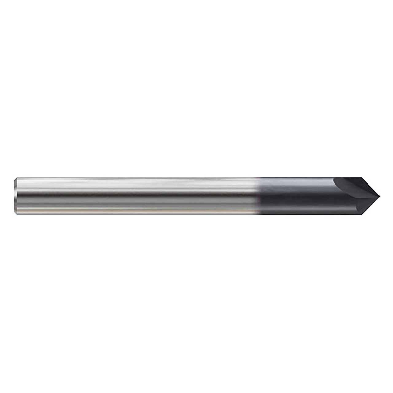 YG1 G9I53024N | 0.3750" Diameter x 0.3750" Shank x 0.1880" LOC x 2.5000" OAL 2 Flute X-Coated Carbide Chamfer Mill