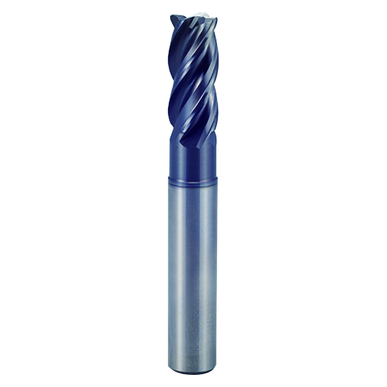 YG1 UGMF74997 | 1" Diameter x 1" Shank x 1-1/8" LOC x 2" LBS x 4" OAL x 0.250" Radius x 35/37 Degree Helix Angle 4 Flute Y-Coated Carbide UGMF74 Corner Radius End Mill