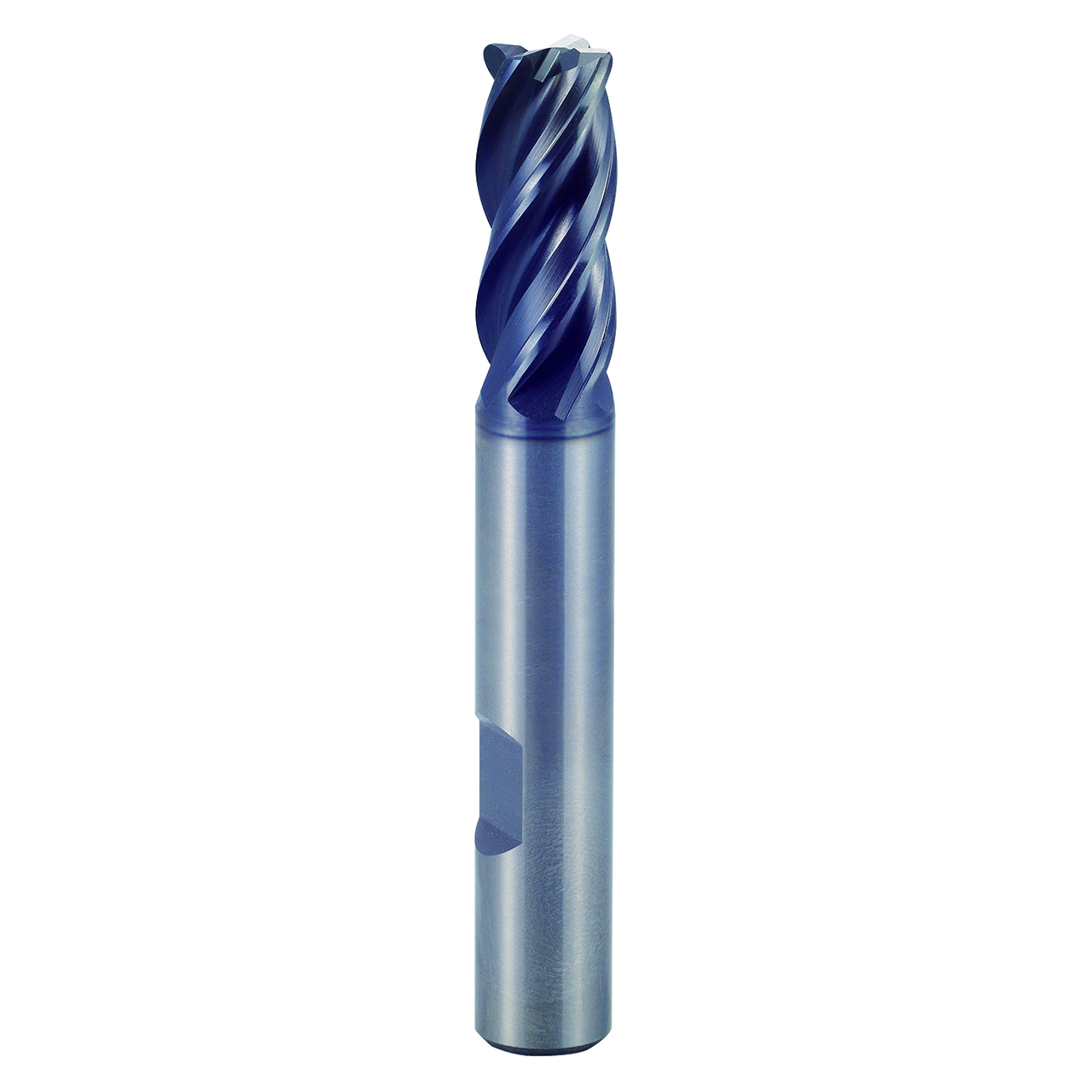 YG1 UGMF71928 | 1/2" Diameter x 1/2" Shank x 1" LOC x 3" OAL x 0.125" Radius x 35/37 Degree Helix Angle 4 Flute Y-Coated Carbide UGMF71 Corner Radius End Mill