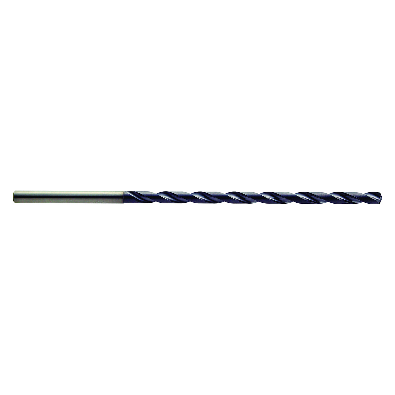 YG1 DH510023F | 23/64" Diameter x 10.00mm Shank x 124.00mm Flute Length x 182.00mm OAL x 140 Degree Point Angle 2 Flute TiAlN Coated Carbide DH510 MQL Dream Drill