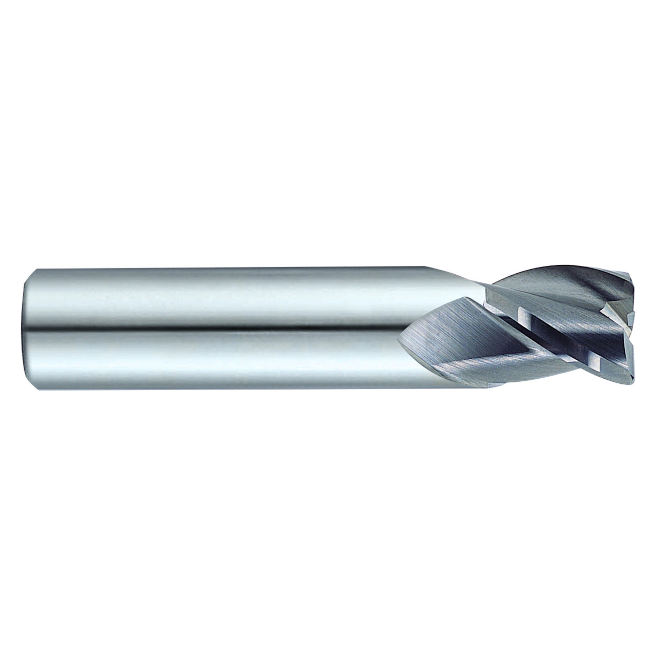 YG1 57558TF | 0.1250" Diameter x 0.1250" Shank x 1.5000" OAL x 0.0090" Radius 3 Flute TiAlN Coated Carbide Corner Radius End Mill