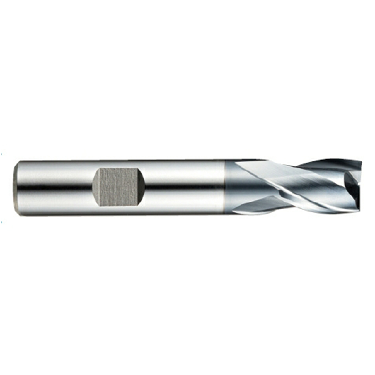 YG1 GYG64040 | 5/8" Diameter x 5/8" Shank x 1-5/16" LOC x 3-7/16" OAL x 30 Degree Helix Angle 2 Flute ALCrN Coated PM60 GYG64 Square End Mill