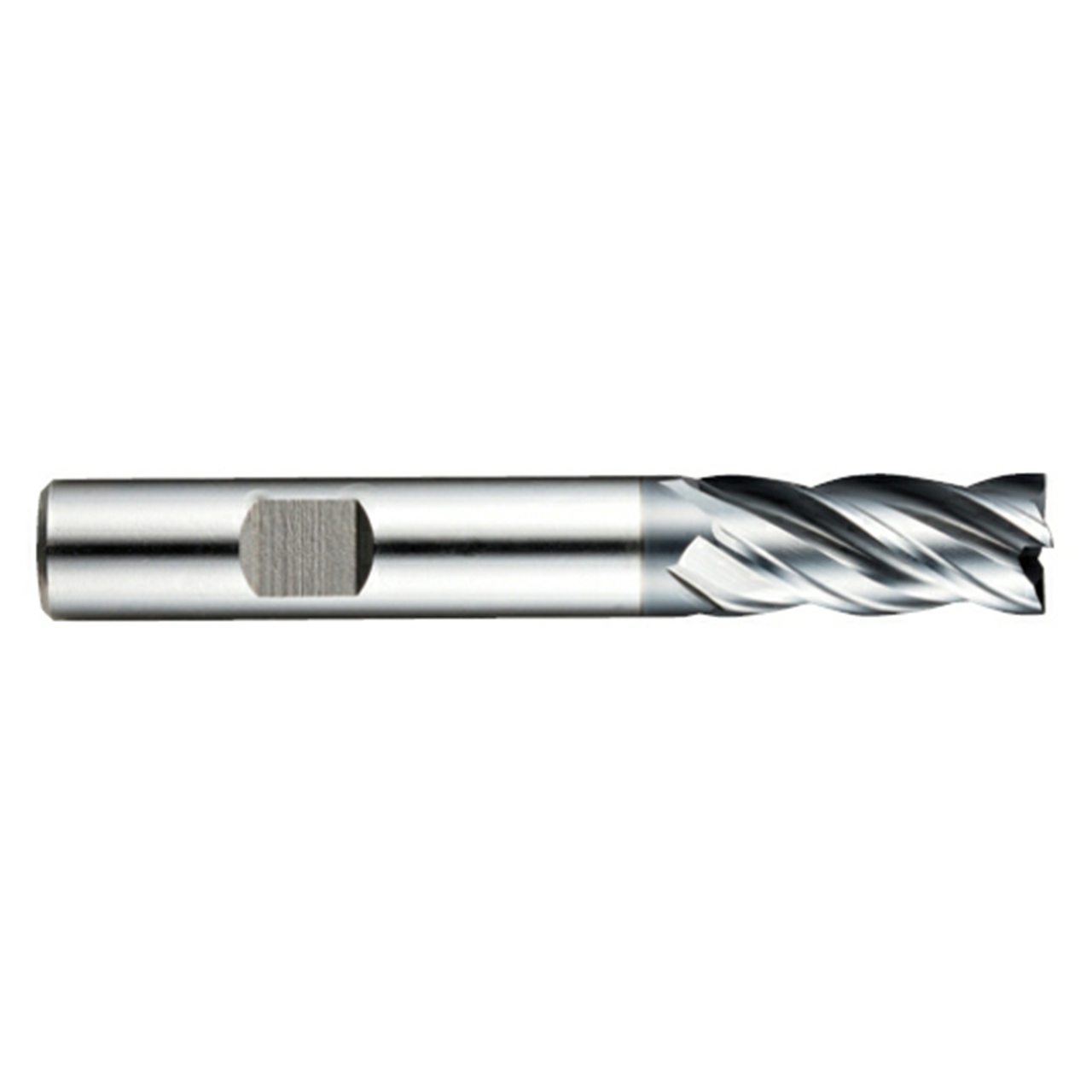 YG1 GYG65024 | 3/8" Diameter x 3/8" Shank x 3/4" LOC x 2-1/2" OAL x 30 Degree Helix Angle 4 Flute ALCrN Coated PM60 GYG65 Square End Mill