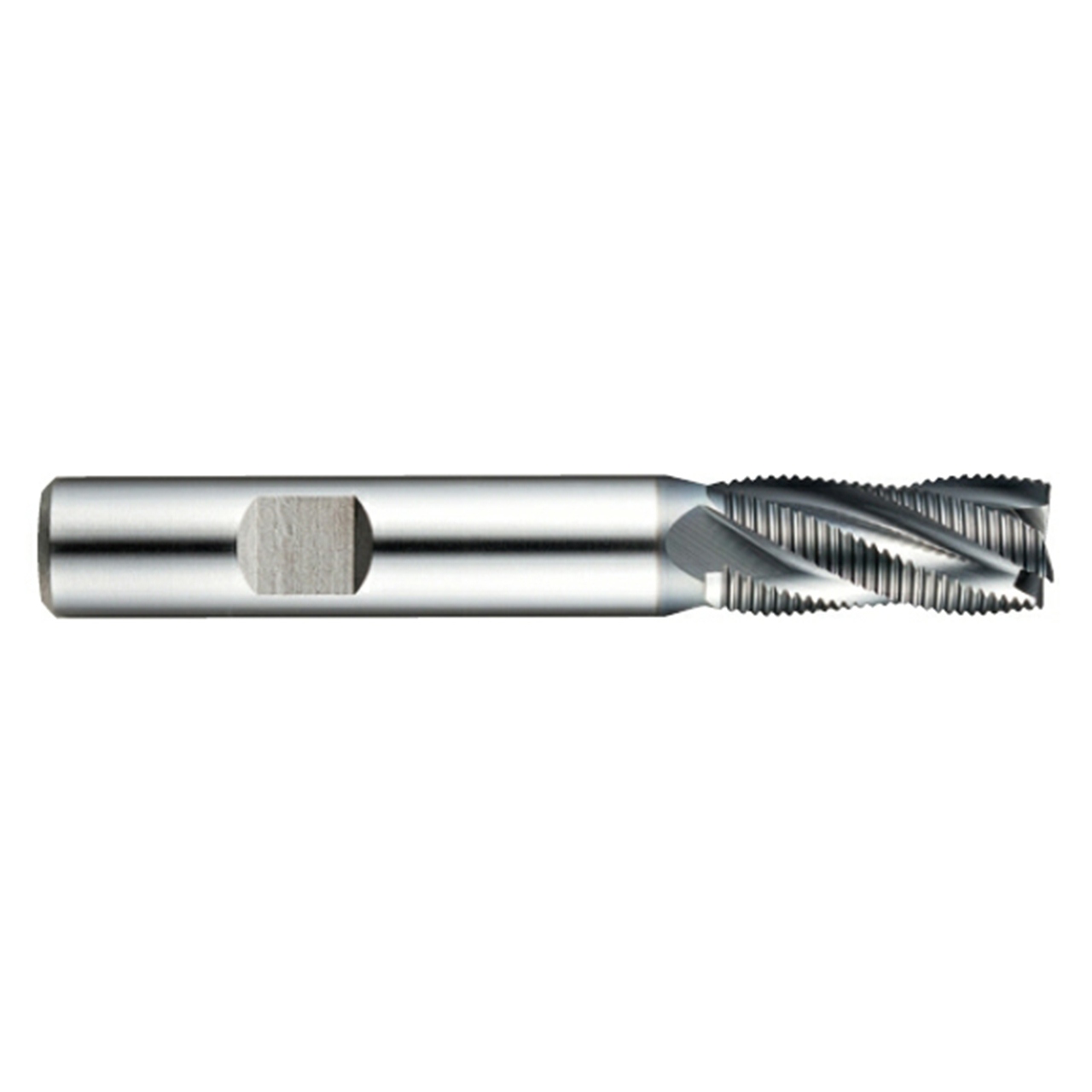 YG1 GYG68064 | 1" Diameter x 1" Shank x 2" LOC x 4-1/2" OAL 5 Flute ALCrN Coated PM60 GYG68 Roughing End Mill