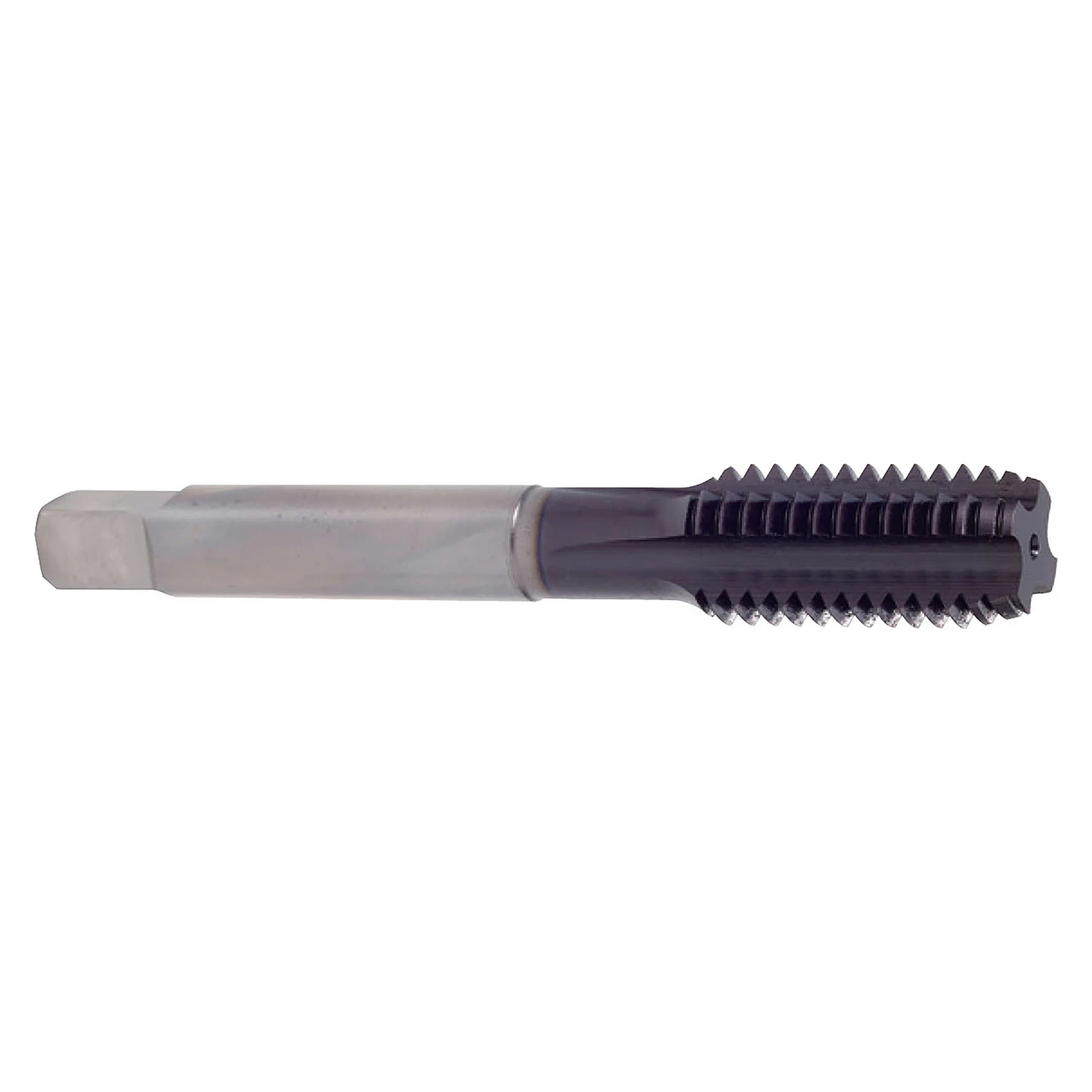YG1 TR403 | UNC 1/4" - 20 Size x 6.48mm Shank x 15.01mm Thread Length x 63.50mm OAL Modified Bottoming Chamfer H3 4 Flute TiALN Coated HSS-PM TR Straight Flute Tap