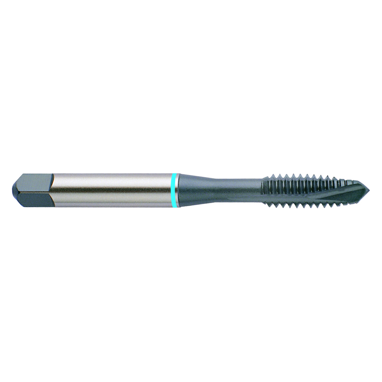 YG1 O1243 | UNC #6 - 32 Thread Size x 0.413" Thread Length x 0.141" Shank x 2.000" OAL H3 Plug Chamfer Type 3 Flute Hardslick Coated HSS-PM O1 Spiral Flute Tap