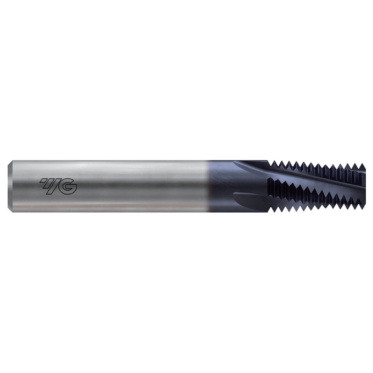 YG1 TF480 | NPT 1/4 " & 3/8" - 18 Size x 0.680" Thread Length x 3/8" Shank x 3-1/2" OAL x 15 Degree Helix Angle 4 Flute TiAN Coated Carbide TF Helical Flute Thread Mill