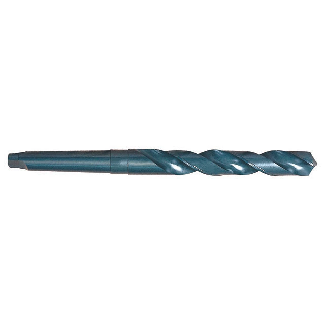 YG1 D1211101 | 3 Morse Taper x 1.0156" Diameter x 11.1250" OAL 2 Flute Oxide Coated HSS Taper Shank Twist Drill