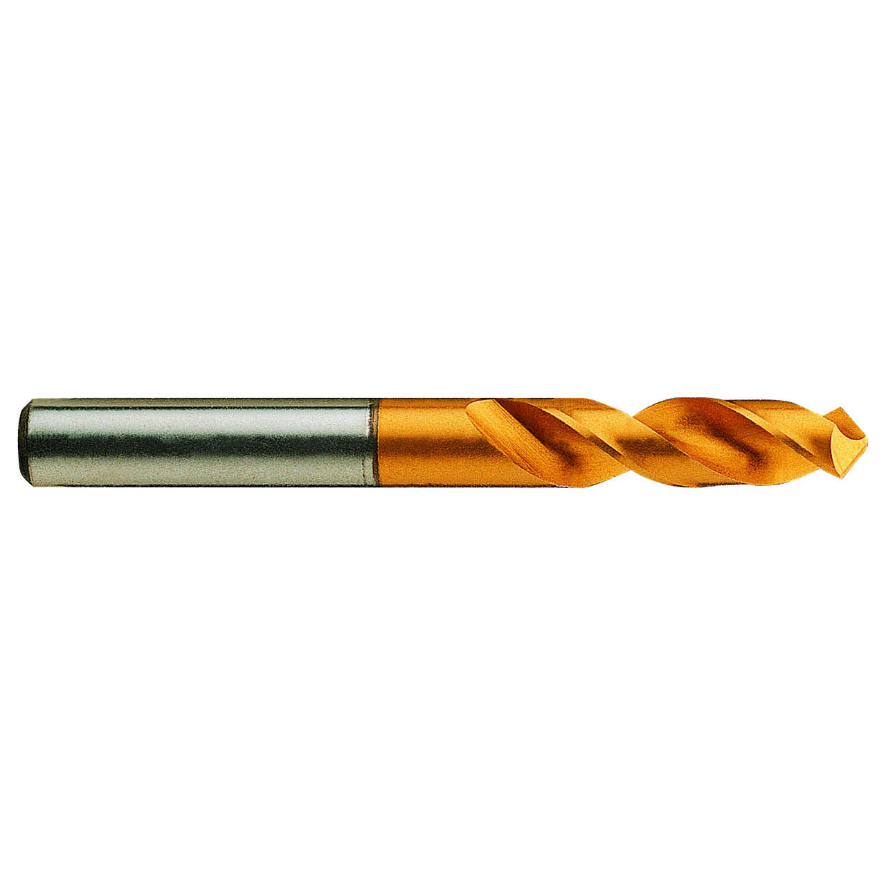 YG1 0551KCN | 5.50mm Size x 5.50mm Shank x 57.00mm Flute Length x 101.00mm OAL x 120 Degree Point Length 38 Degree Helix Angle 2 Flute TiN Coated HSS EX DJ544 Jobber Length Drill Bit
