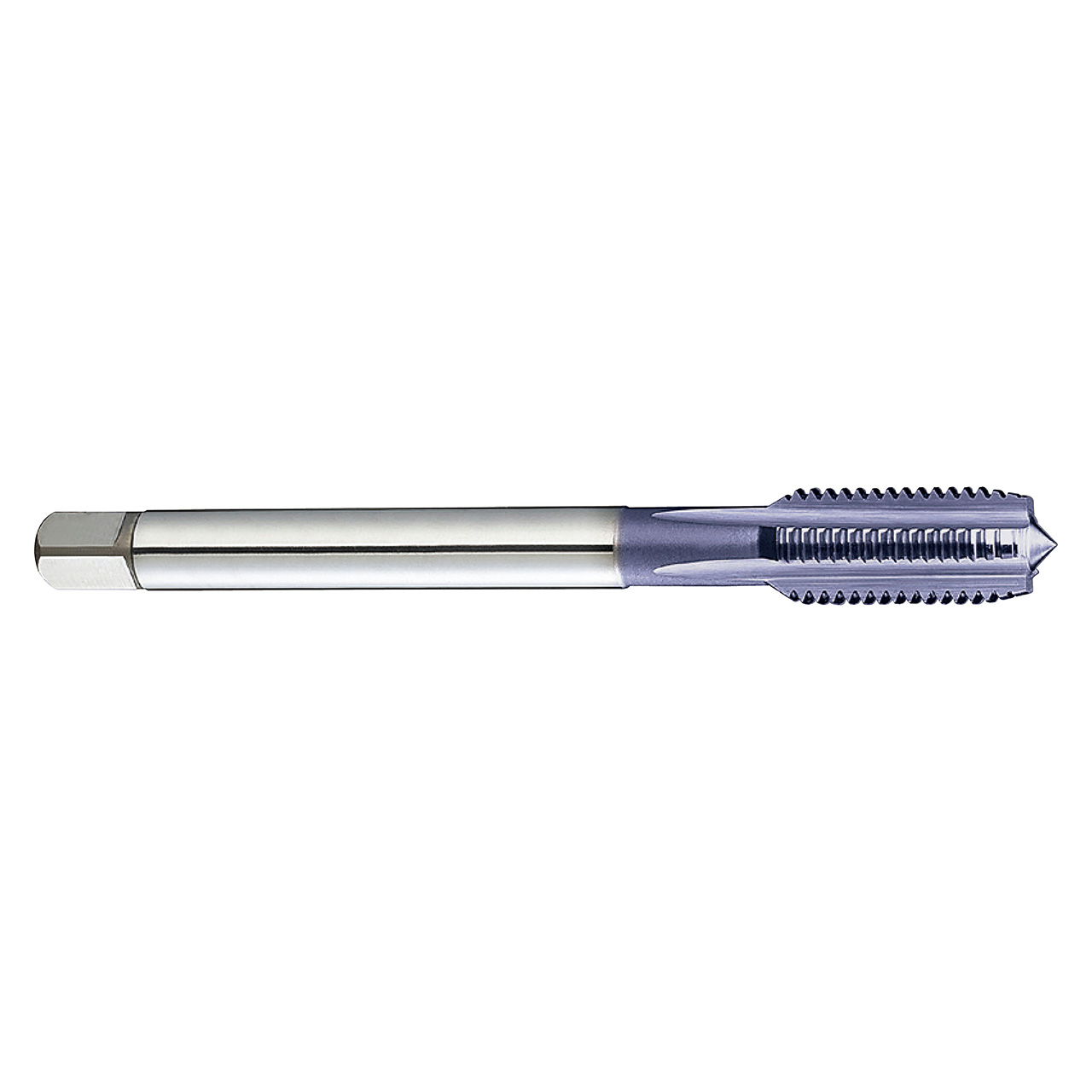 YG1 TKS67503 | 0.3750" Diameter x 0.3810" Shank x 2.9400" OAL 4 Flute TICN Coated HSS-PM Straight Flute Tap