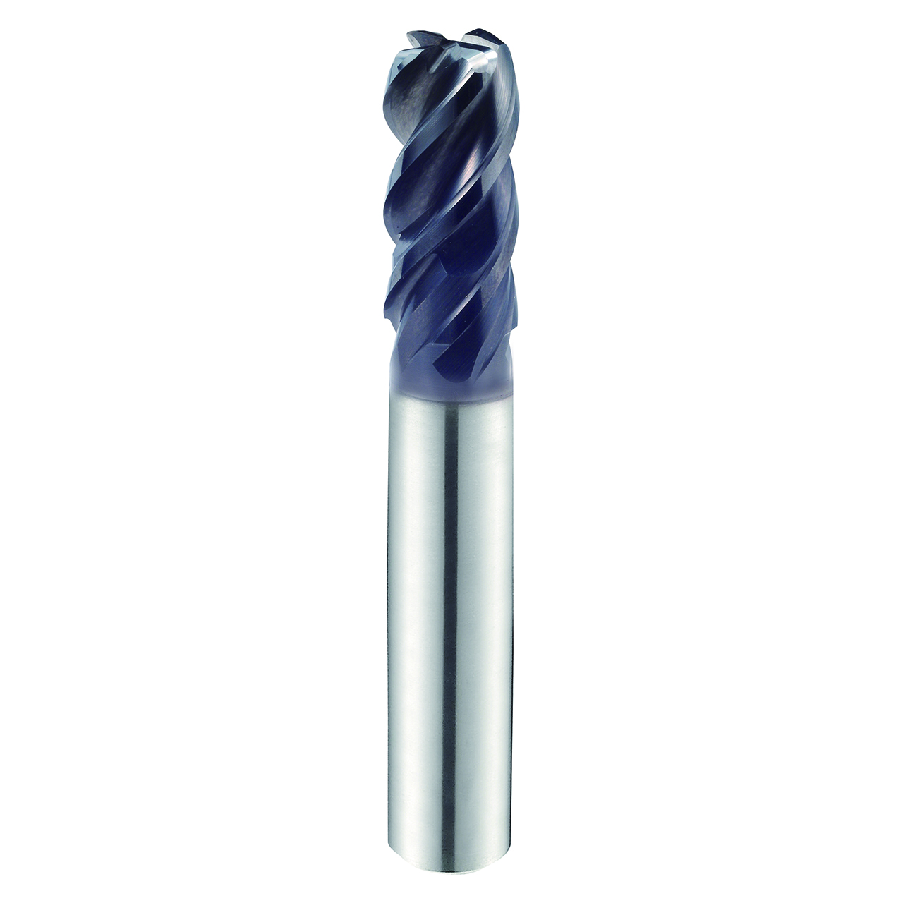 YG1 UGMG42979 | 1" Diameter x 1" Shank x 2" LOC x 5" OAL x 0.250" Radius x 43-45 Degree Helix Angle 4 Flute Y Coated Carbide UGMG42 Corner Radius End Mill