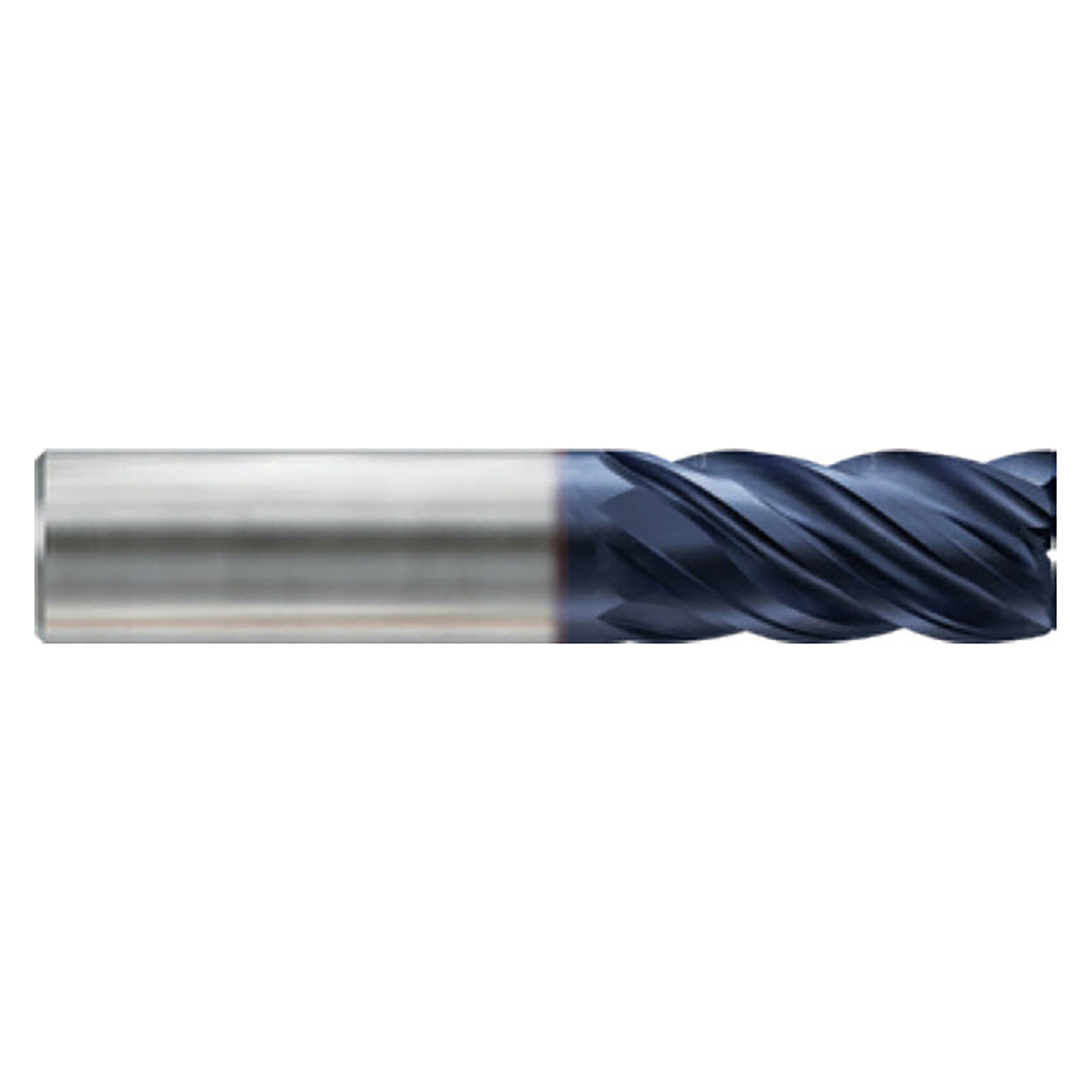 YG1 EMI43988 | 1" Diameter x 1" Shank x 2" LOC x 5" OAL x 0.060" Radius x 38 Degree Helix Angle 5 Flute AlTiN Coated Carbide EMI43 Corner Radius End Mill
