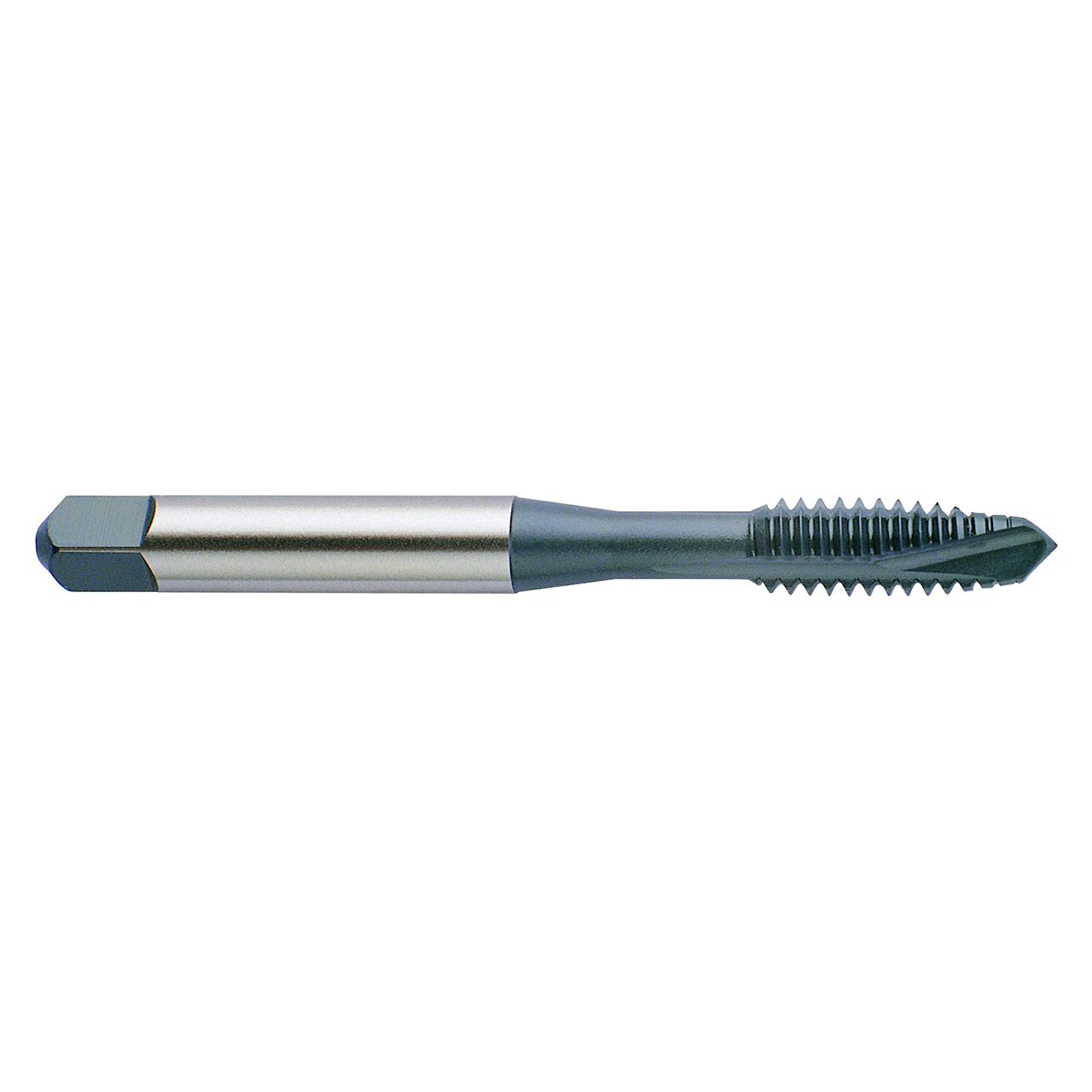 YG1 I4585 | 0.5000" Diameter x 0.1410" Shank x 3.3800" OAL 3 Flute Bright Coated P-HSS Spiral Point Tap