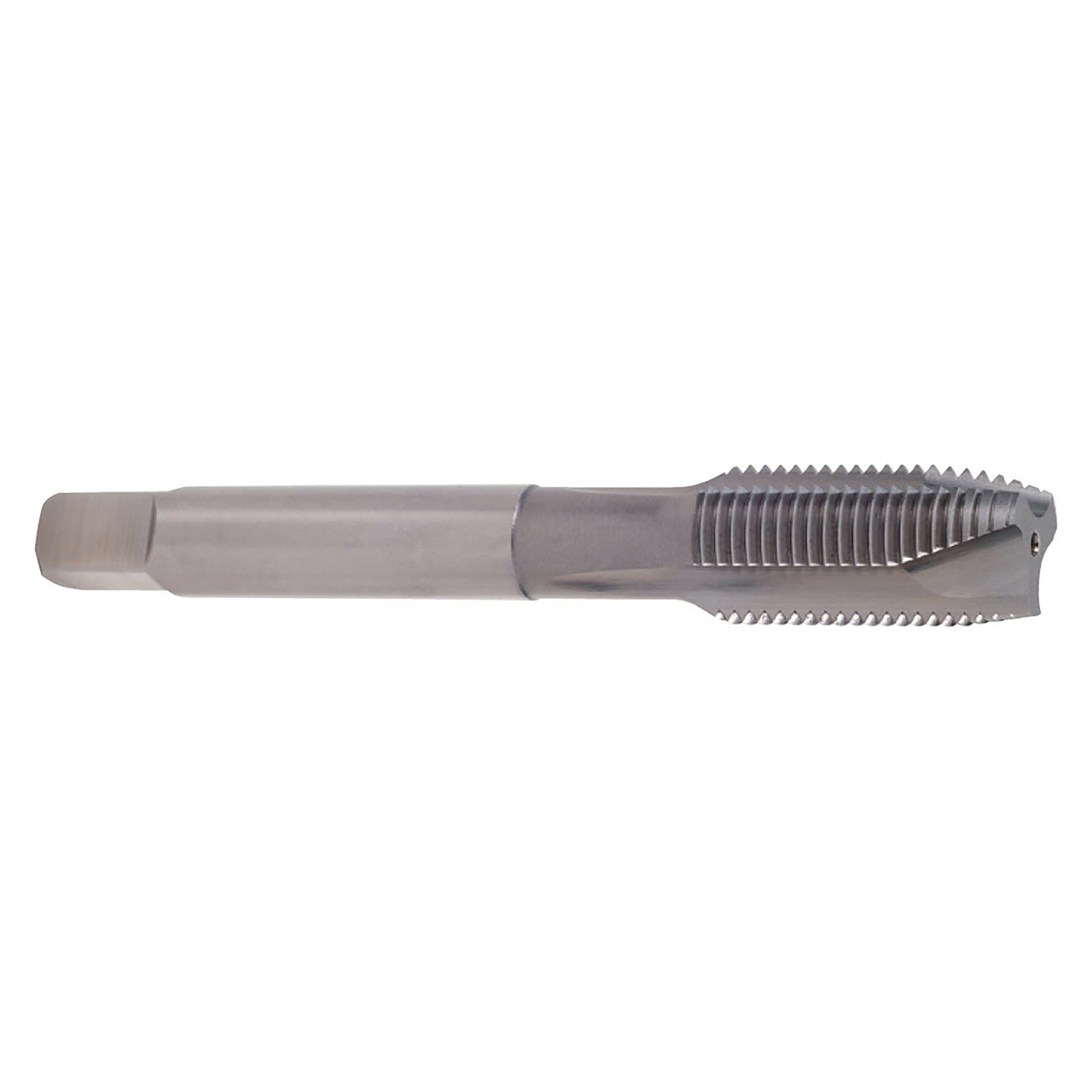 YG1 T7436323 | UNC #10 - 24 Size x 0.591" Thread Length x 0.255" Shank x 2.500" OAL H3 Plug Chamfer 2 Flute Bright Coated HSS T7436 Spiral Point Tap