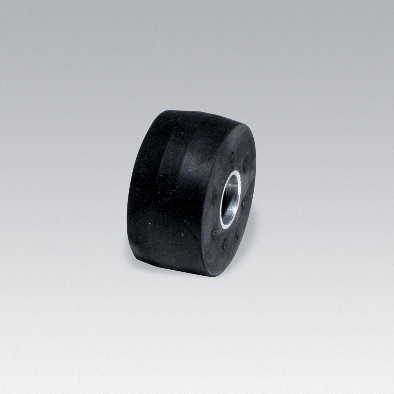 Dynabrade 11634 | 2" OD x 5/8" ID x 1" Width Crown Face 40 Duro Rubber Contact Wheel Assembly
