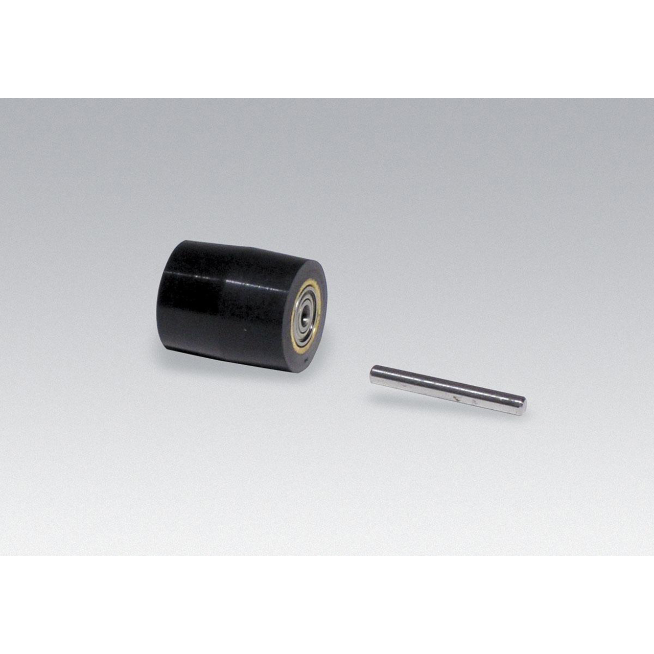 Dynabrade 15320 | 3/4" OD x 3/8" ID x 7/8" Width Crown Face 70 Duro Rubber Contact Wheel Assembly