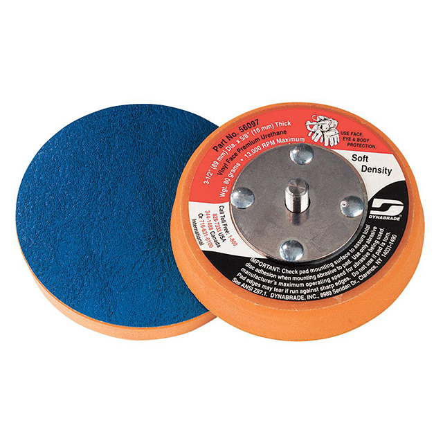 Dynabrade 56097 | 5/16"-24 Male Thread x 3-1/2" Diameter x 13000.0 RPM Vinyl Non-Vacuum Disc Backing Pad