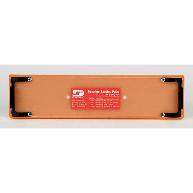 Dynabrade 57512 | 2-3/4" Width x 11" Length Vinyl-Face Non-Vacuum File Board Disc Pad