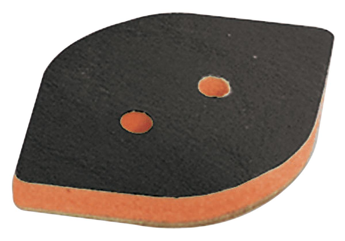 Dynabrade 57952 | 3-3/4" Width x 2-3/8" Length Vinyl-Face Non-Vacuum Tear Drop Disc Pad