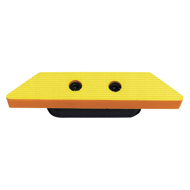 Dynabrade 57956 | 4" Width x 3/4" Length Short Nap Hook-Face Non-Vacuum Raised Panel Disc Pad