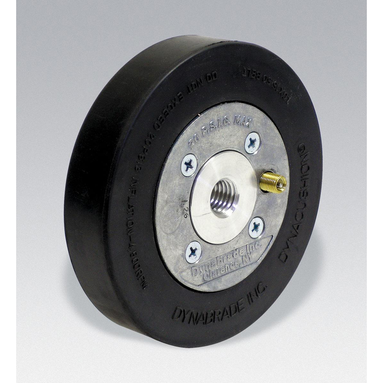 Dynabrade 92921 | 5/8"-11 Thread x 5" Diameter x 1" Width Pneumatic Wheel