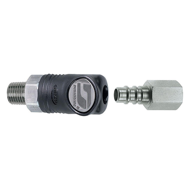 Dynabrade 94993 | 1/4" Male Thread Coupler and Plug Assembly