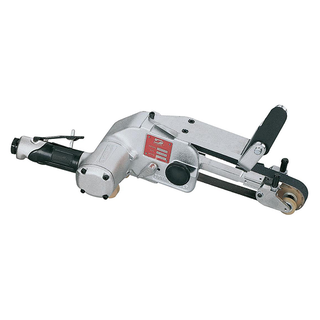 Dynabrade 11486 | 3/8" NPT Inlet Thread 13000 RPM Front Exhaust Right Angle Abrasive Belt Tool