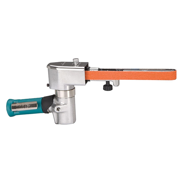 Dynabrade 15401 | 1/4" NPT Inlet Thread Front Exhaust 7 Degree Offset Abrasive Belt Tool
